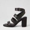 Shoes MOLLINI | Josee Black Leather Sandals