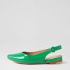 Shoes TOP END | Fairy Emerald Patent Leather Flat Shoes