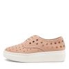 Shoes ROLLIE | Derby City Circle Snow Pink Leather Sneakers