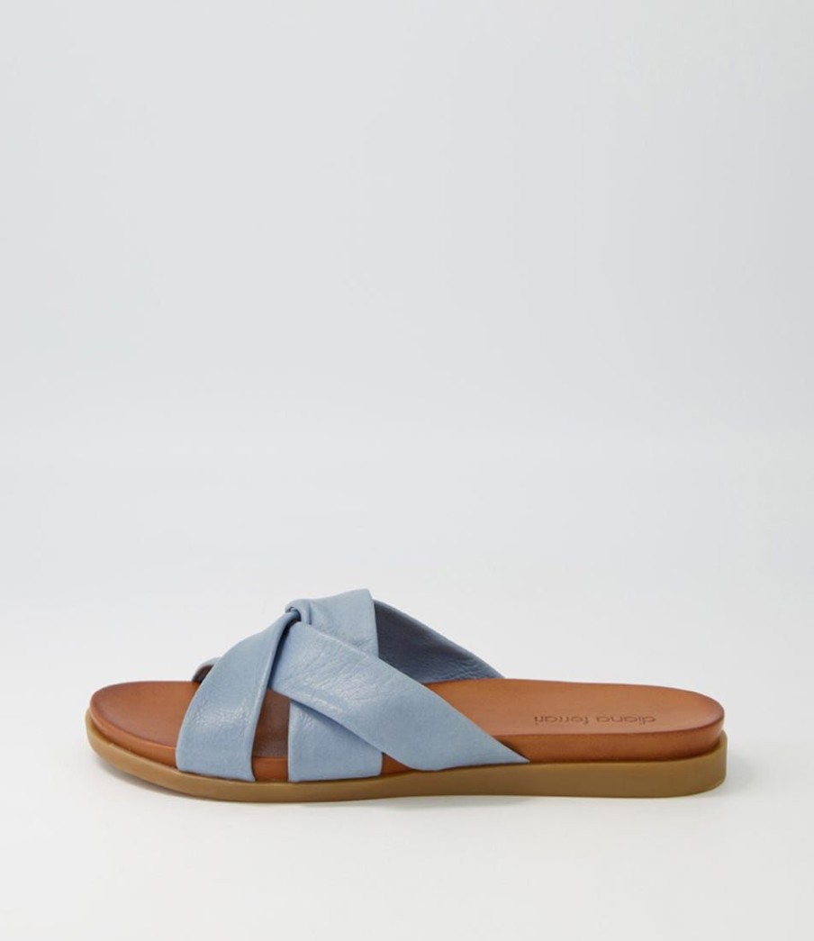 Shoes DIANA FERRARI | Dallas Denim Leather Slides