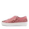 Shoes DJANGO & JULIETTE | Leitha Pretty Pink Leather Sneakers Ws