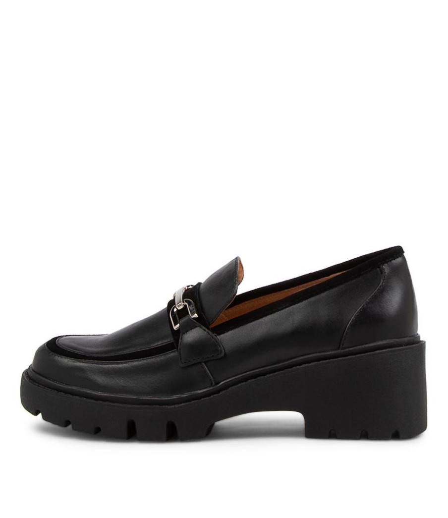 Shoes TOP END | Xaxi Black Leather Heels