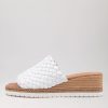 Shoes DJANGO & JULIETTE | Idalis White Leather Espadrilles