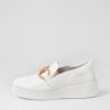 Shoes DJANGO & JULIETTE | Yanky White Leather Sneakers