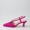 Shoes DJANGO & JULIETTE | Cadman Fuchsia Suede Heels