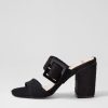 Shoes MOLLINI | Opportune Black Tweed Mules