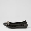 Shoes DJANGO & JULIETTE | Berle Black Patent Leather Ballet Flats