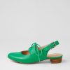 Shoes DJANGO & JULIETTE | Erens Bright Emerald Leather Mary Janes