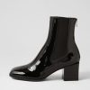 Shoes DJANGO & JULIETTE | Werdy Black Patent Leather Chelsea Boots