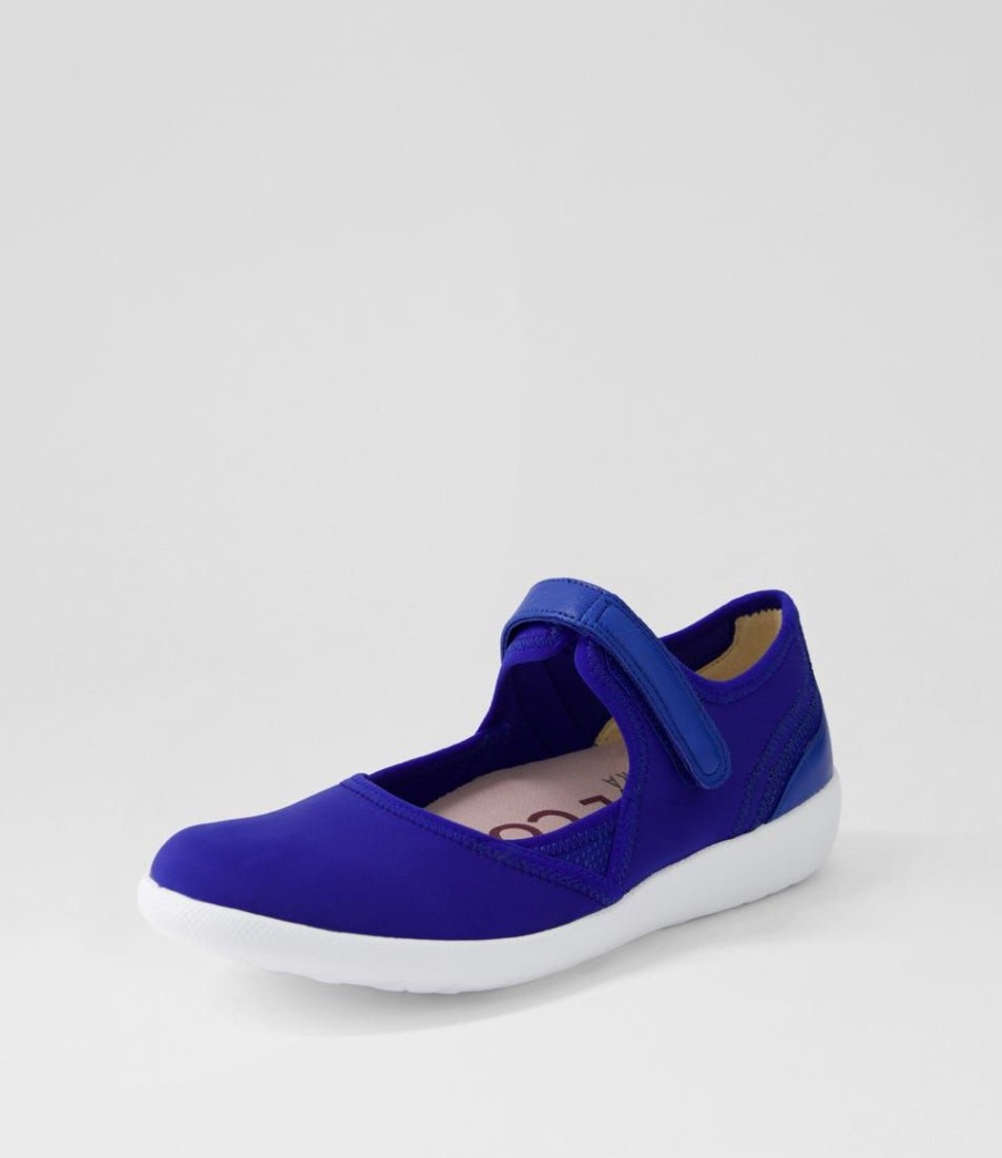 Shoes ZIERA | Ushery Xf Cobalt Neoprene Sneakers