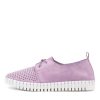 Shoes DJANGO & JULIETTE | Huston Lilac White Sole Suede Sneakers