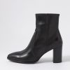 Shoes DJANGO & JULIETTE | Anahi Black Leather Ankle Boots