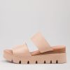 Shoes DJANGO & JULIETTE | Rabat Dark Nude Leather Slides