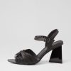 Shoes DJANGO & JULIETTE | Hivon Clear Black Satin Vinylite Leather Heels