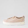 Shoes DJANGO & JULIETTE | Wattel Rose White Leather Sneakers