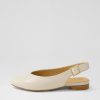 Shoes ZIERA | Lisa W Almond Leather Flat Shoes