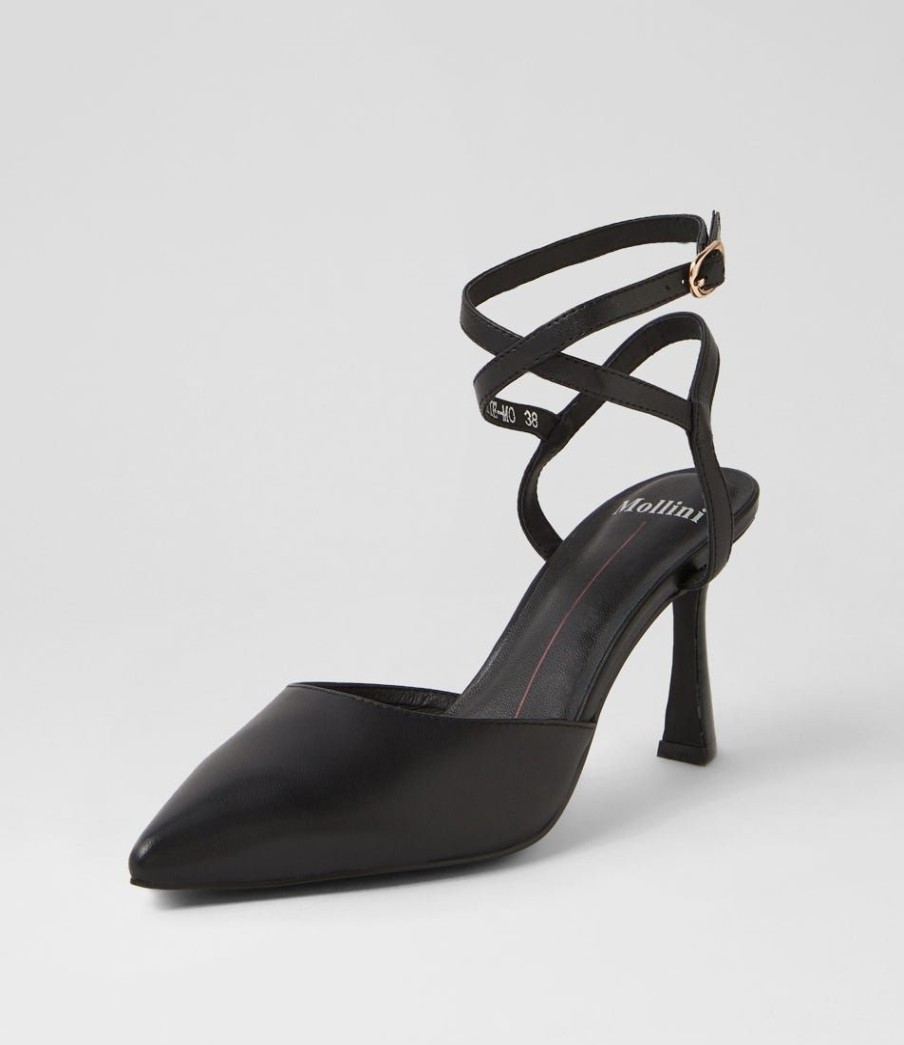 Shoes MOLLINI | Torie Black Leather Heels