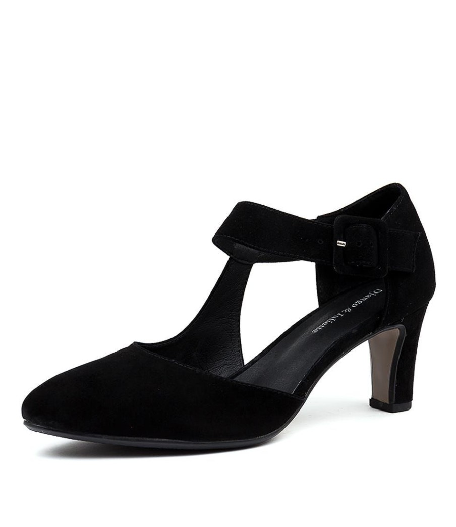 Shoes DJANGO & JULIETTE | Trinities Black Suede