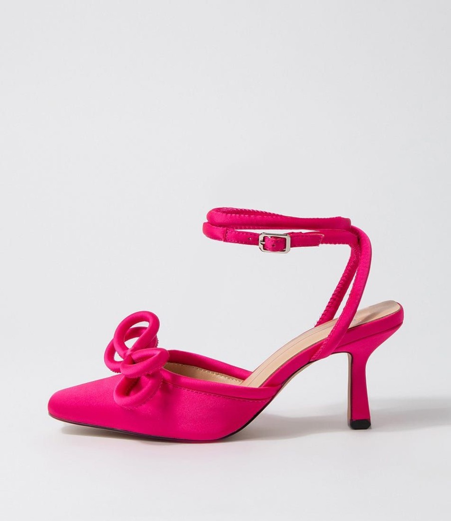 Shoes MOLLINI | Aimeey Fuchsia Satin Heels