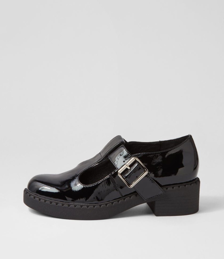 Shoes DJANGO & JULIETTE | Xenney Black Patent Leather Heels