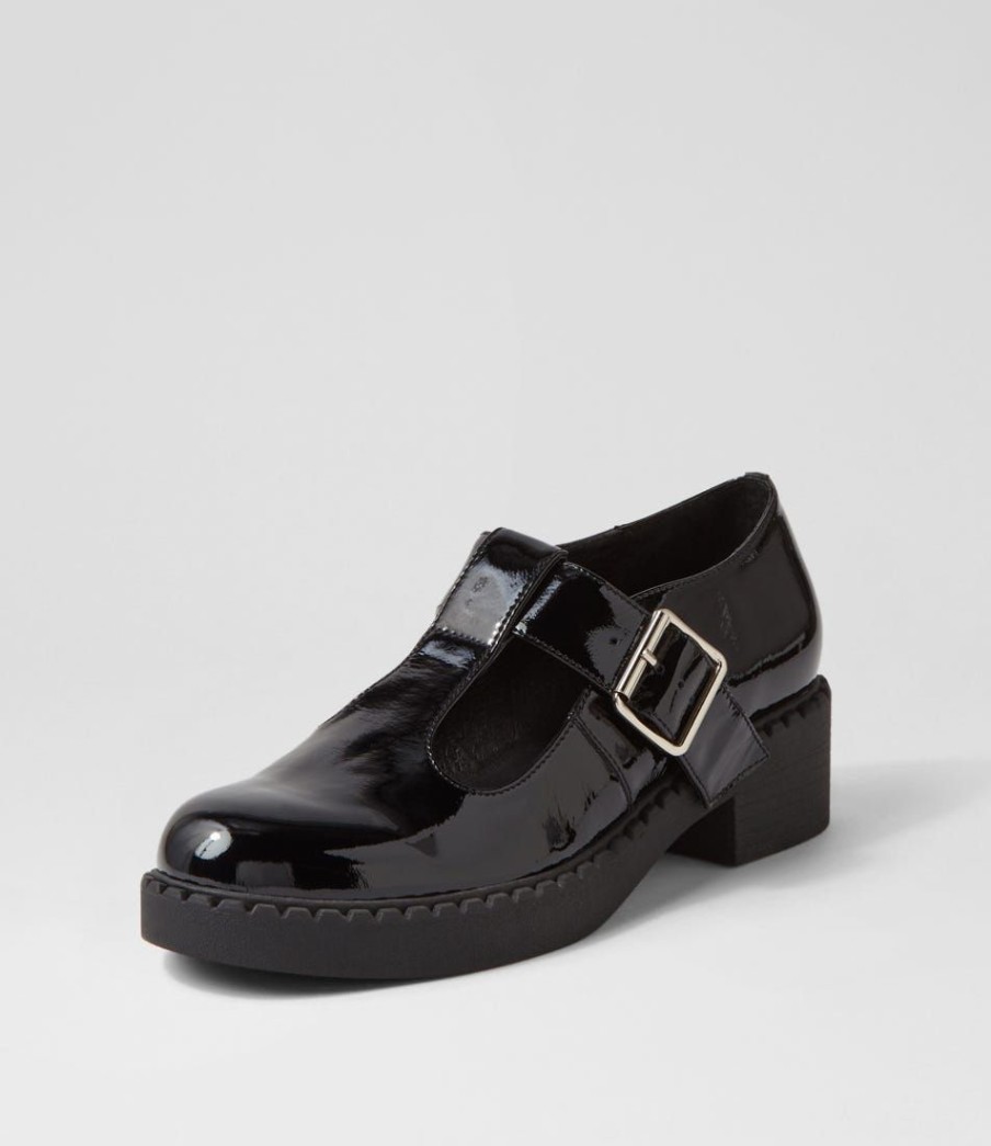 Shoes DJANGO & JULIETTE | Xenney Black Patent Leather Heels