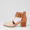 Shoes DJANGO & JULIETTE | Murvin Nude Dark Tan Leather Heels