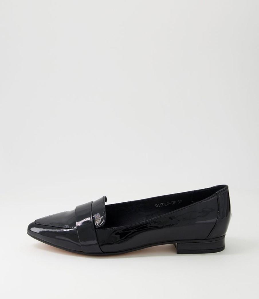 Shoes DIANA FERRARI | Disolo Black Patent Leather Ballet Flats