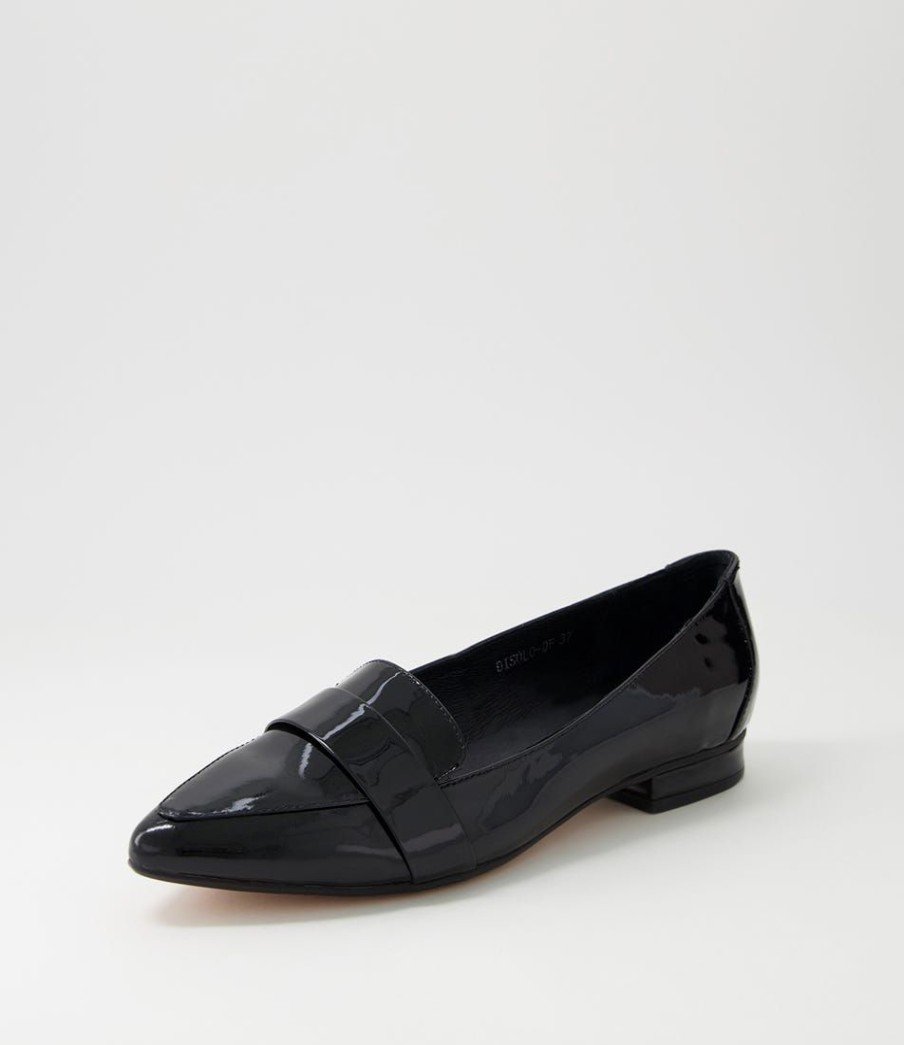 Shoes DIANA FERRARI | Disolo Black Patent Leather Ballet Flats