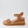 Shoes DJANGO & JULIETTE | Boogly Dark Tan Leather Sandals