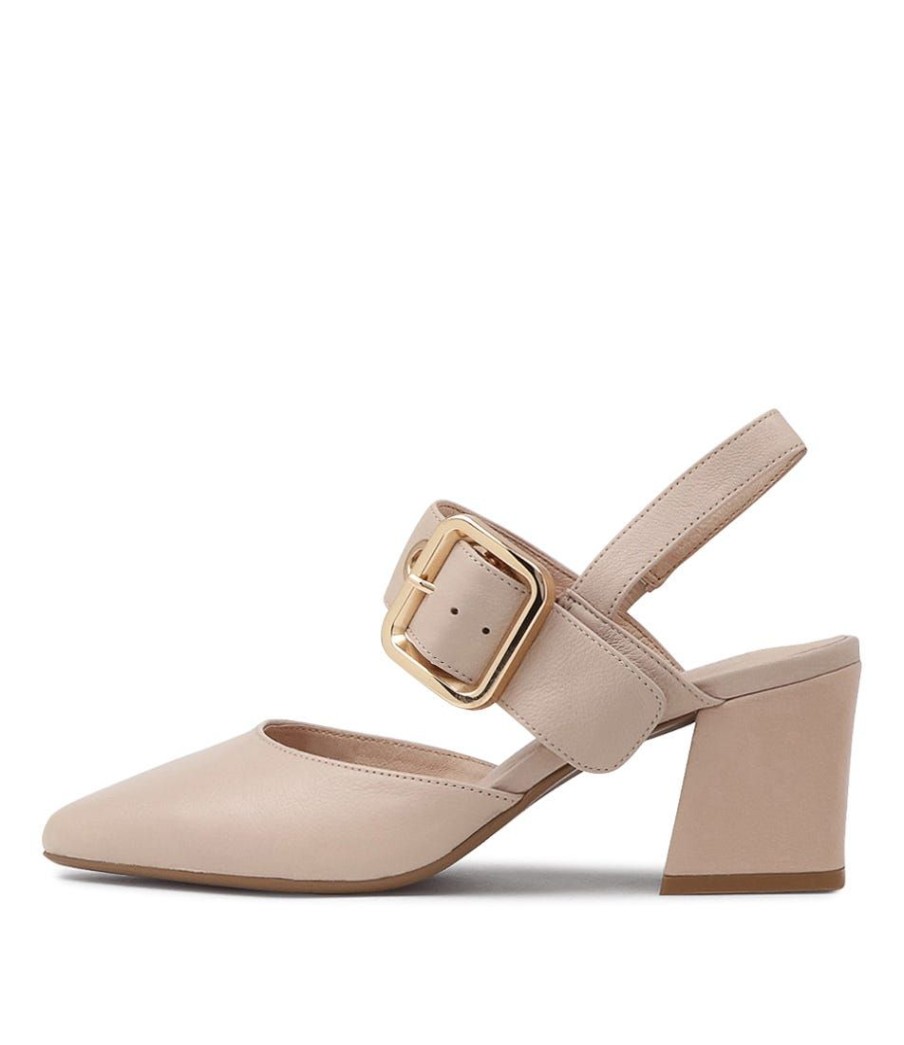 Shoes DJANGO & JULIETTE | Magaly Nude Leather Heels