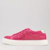 Shoes ZIERA | Painey Xf Fuchsia Silver Leather Sneakers