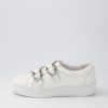 Shoes TOP END | Lemuna White Patent Leather Sneakers