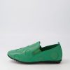 Shoes DJANGO & JULIETTE | Bubblo Dark Emerald Leather Patent Flat Shoes