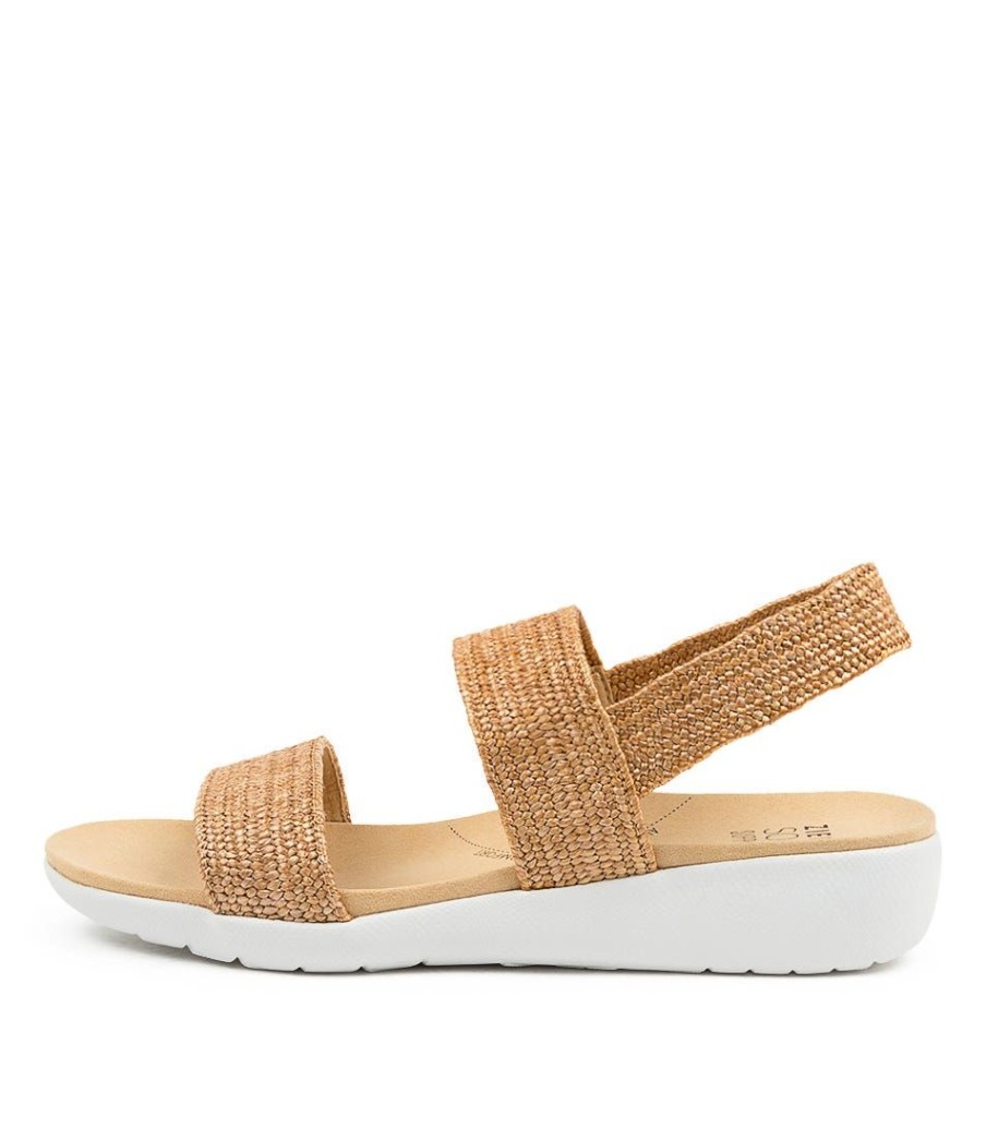 Shoes ZIERA | Usaid W Coffee Woven Elas