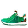 Shoes TOP END | Jayme Emerald Leather Sneakers