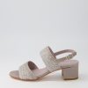 Shoes DJANGO & JULIETTE | Aweso Light Pewter Shimmer Multi Sandals