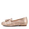 Shoes ZIERA | Cambe Xf Pale Rose Gold Leather Loafers