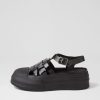 Shoes DJANGO & JULIETTE | Askery Black Patent Leather Sneakers