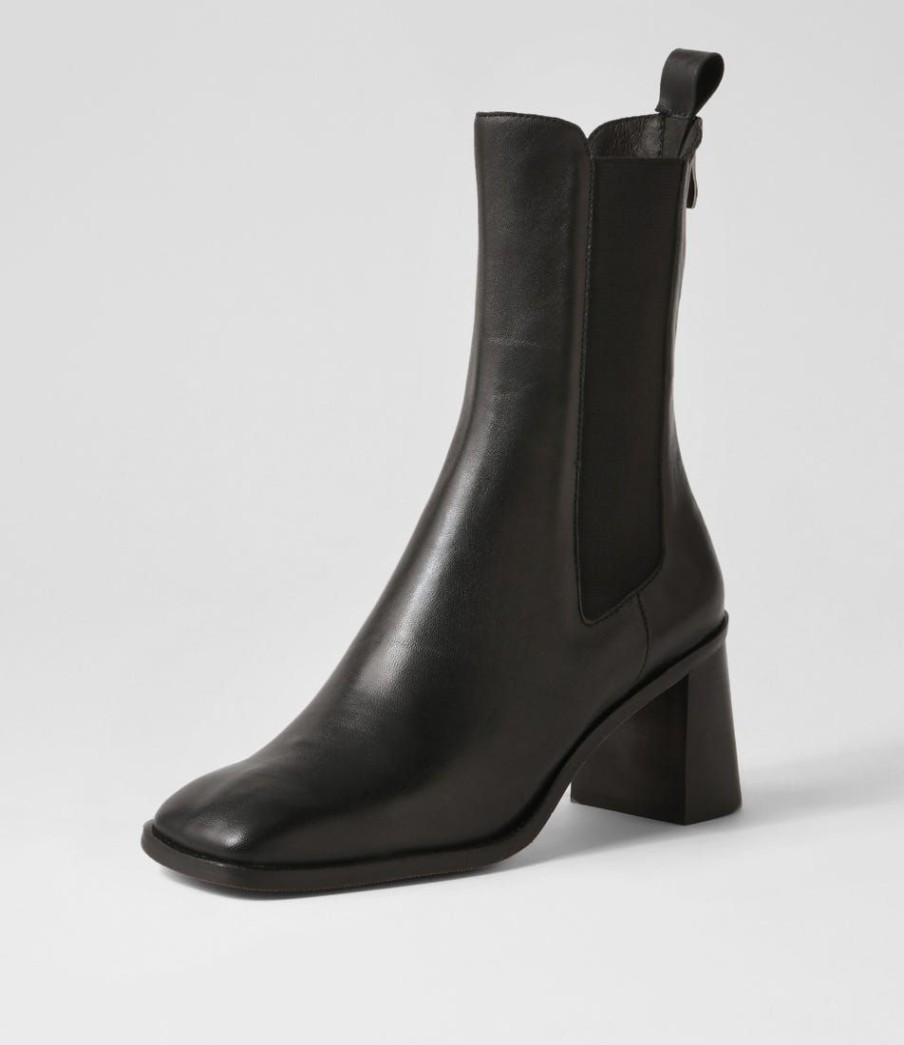 Shoes MOLLINI | Tuscani Black Leather Ankle Boots