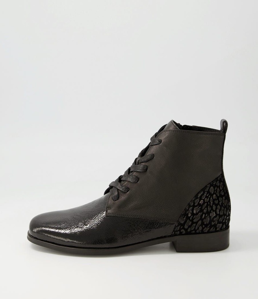 Shoes DIANA FERRARI | Frans Black Mix Ankle Boots