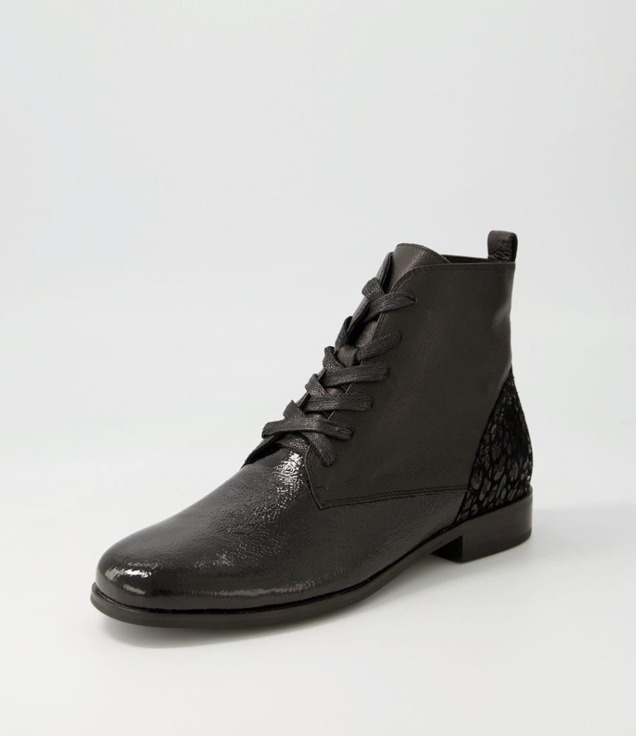 Shoes DIANA FERRARI | Frans Black Mix Ankle Boots