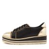 Shoes TOP END | Sausy To Pale Gold Black Leather