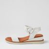 Shoes DIANA FERRARI | Everlys White Leather Sandals