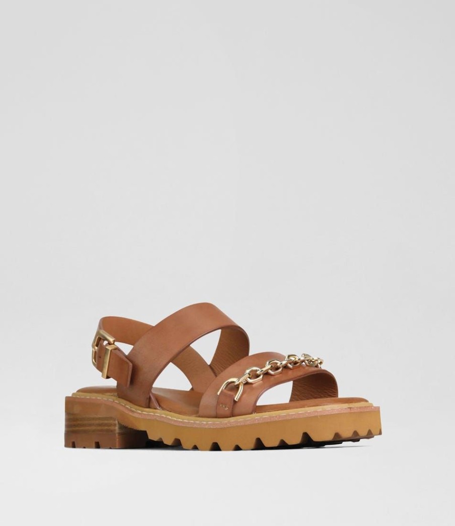 Shoes EOS | Gil Brandy Leather Sandals