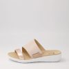 Shoes ZIERA | Uccoe W Pale Rose Gold Nude Leather Slides