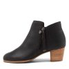 Shoes ZIERA | Grimm W Black Leather Ankle Boots Nh