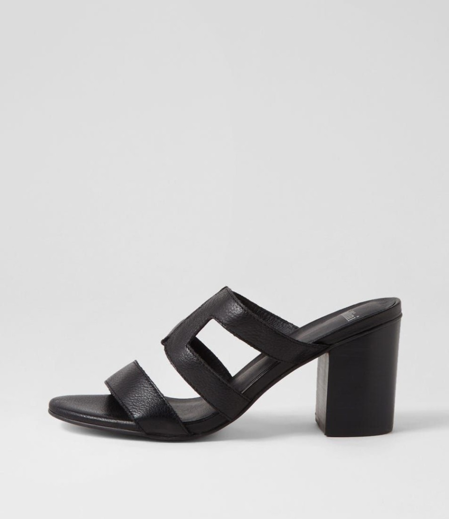 Shoes MOLLINI | Arlar Black Leather Mules