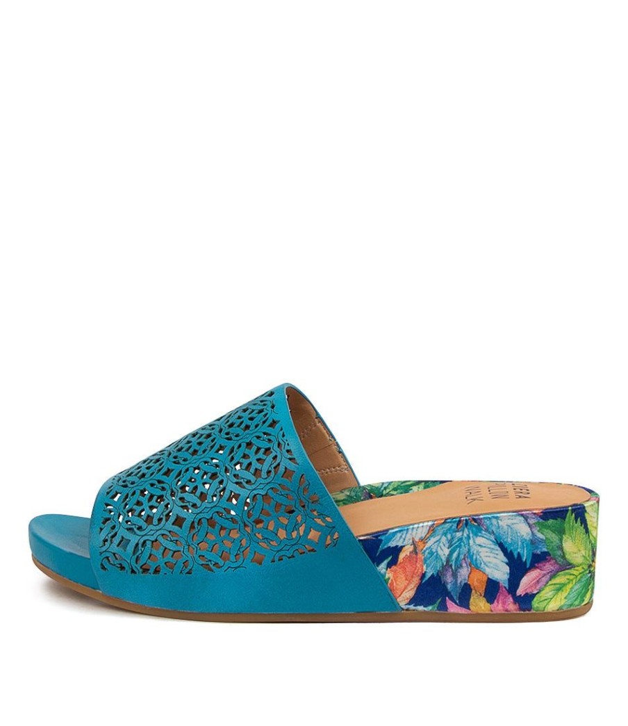 Shoes ZIERA | Mehmet W Turquoise Leath