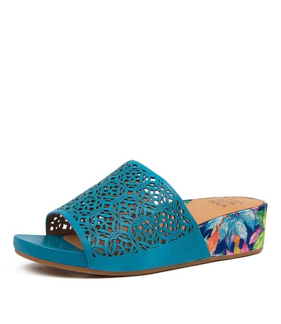 Shoes ZIERA | Mehmet W Turquoise Leath