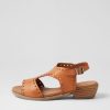 Shoes DIANA FERRARI | Bija Tan Leather Sandals